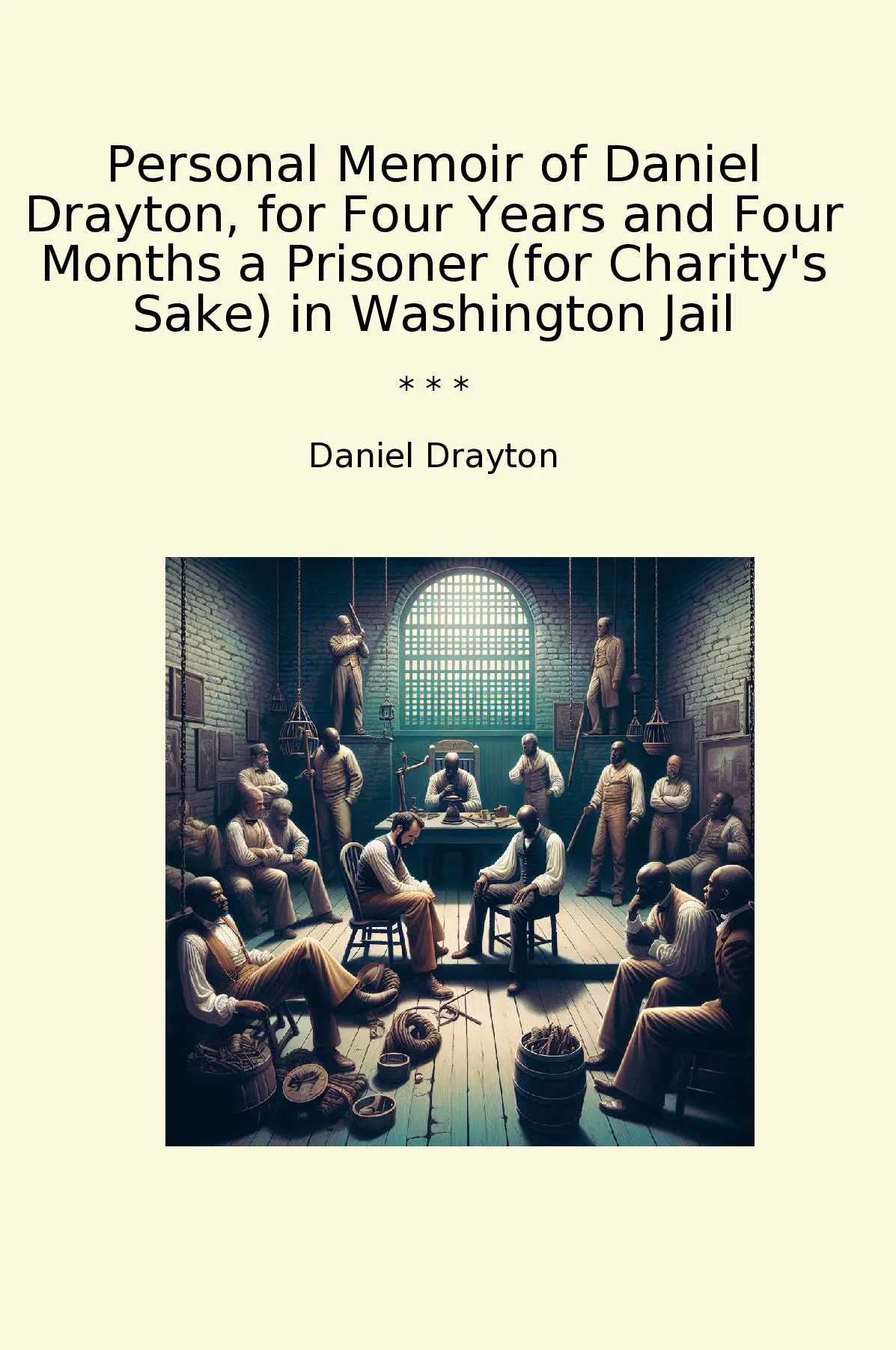 Personal Memoir of Daniel Drayton, for Four Years and Four Months a Prisoner (for Charity's Sake) in Washington Jail