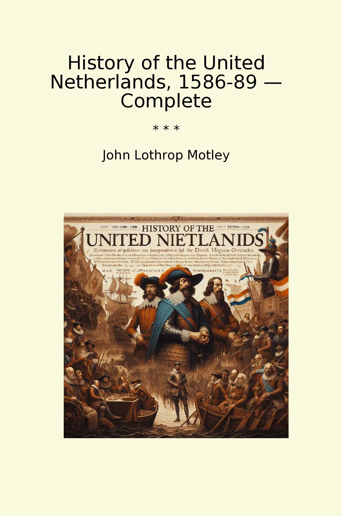History of the United Netherlands, 1586-89 — Complete