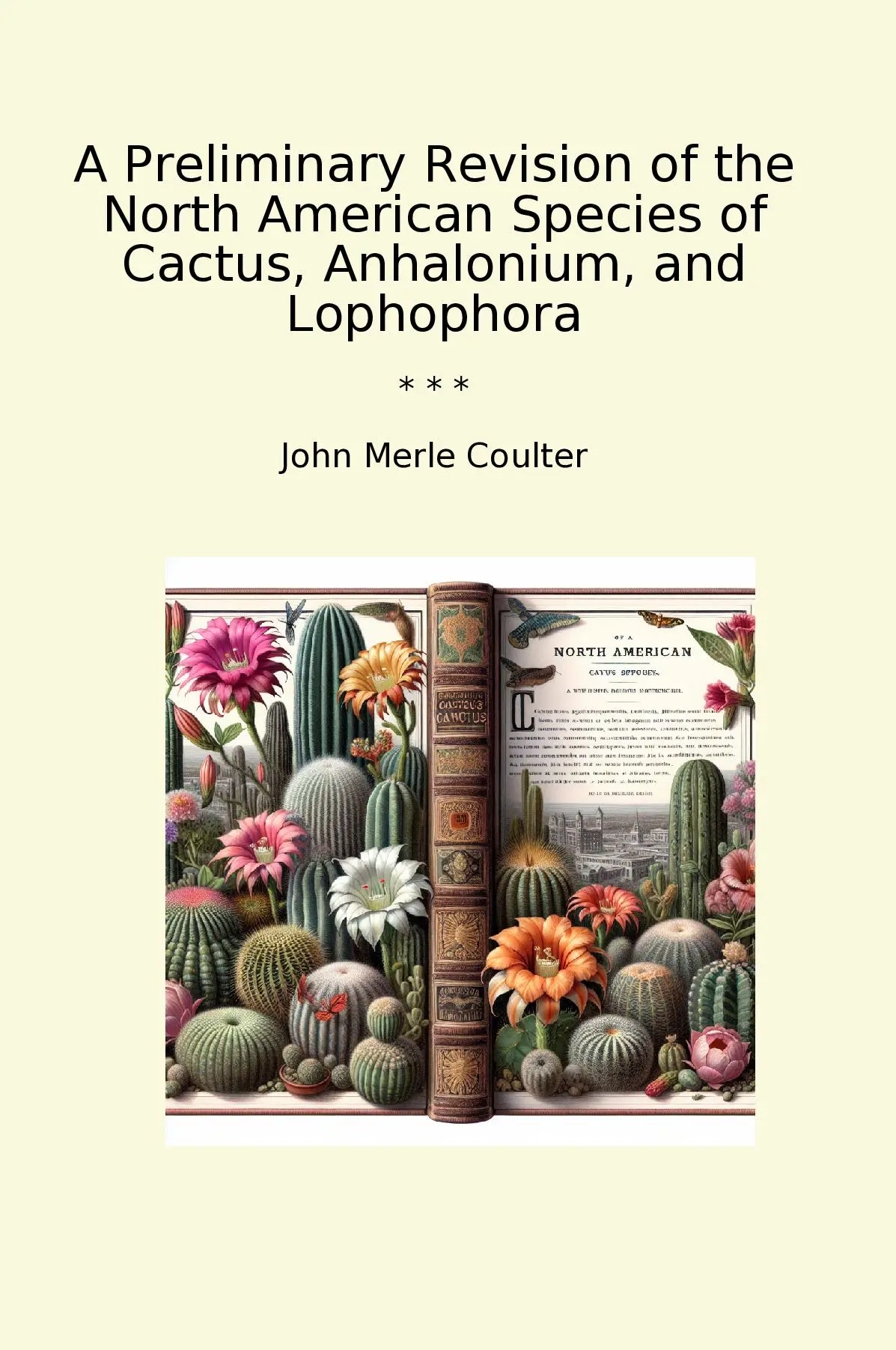 A Preliminary Revision of the North American Species of Cactus, Anhalonium, and Lophophora