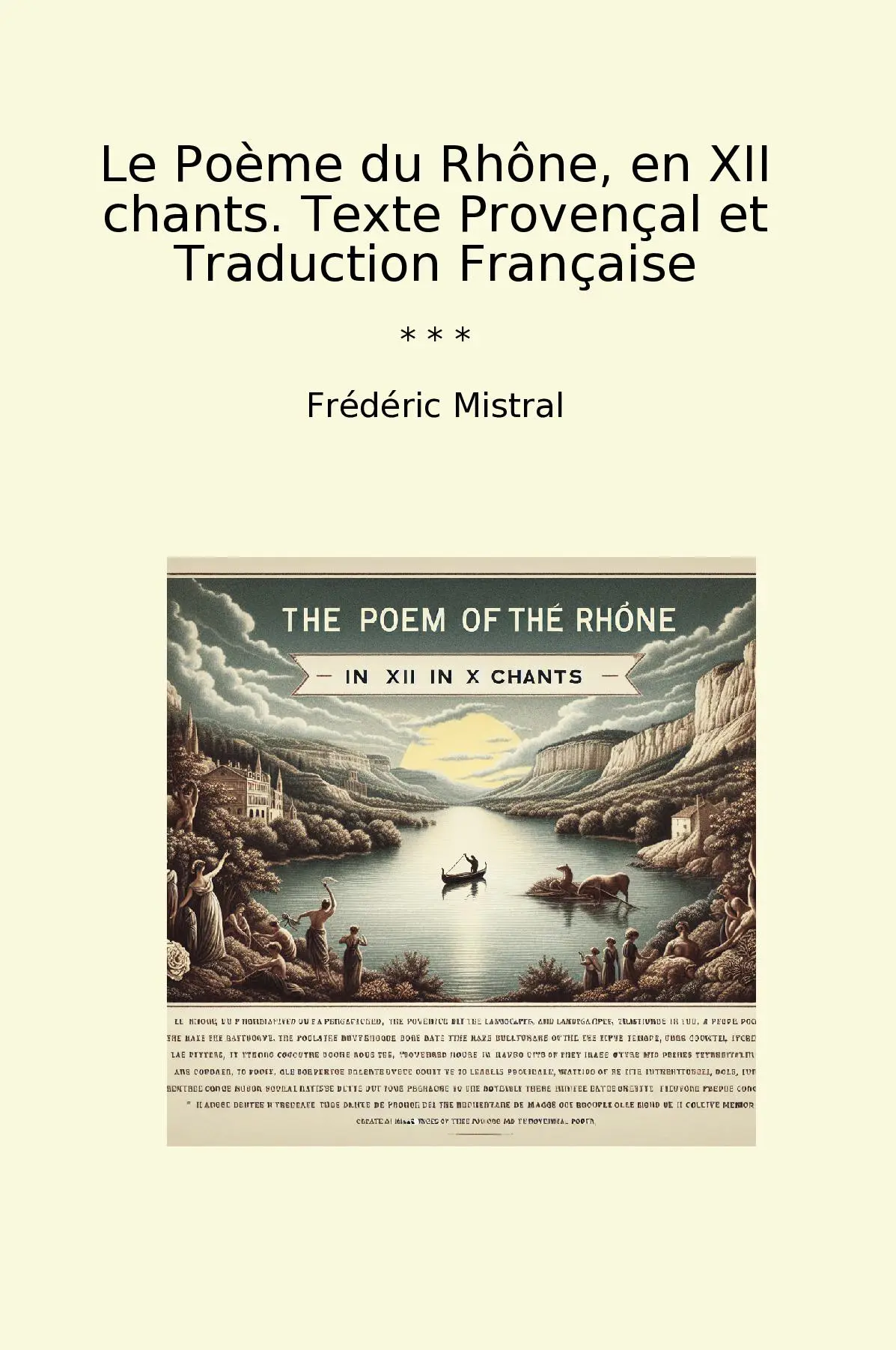 Le Poème du Rhône, en XII chants. Texte Provençal et Traduction Française