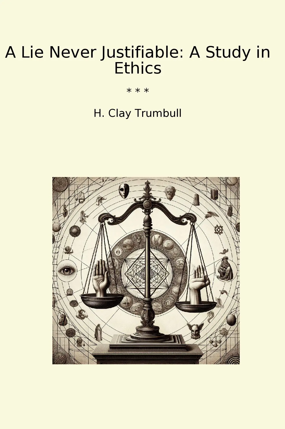 A Lie Never Justifiable: A Study in Ethics