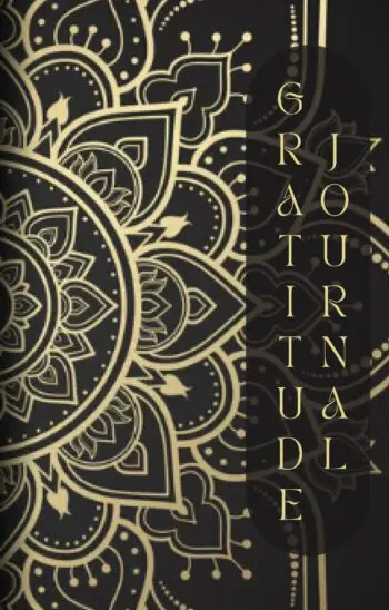 Black & Gold Lotus - Daily Gratitude Journal