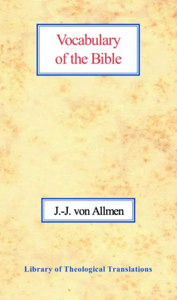 Vocabulary of the Bible