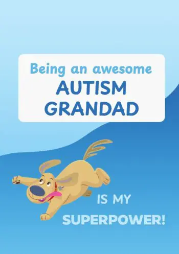 Awesome Autism Grandad Notebook