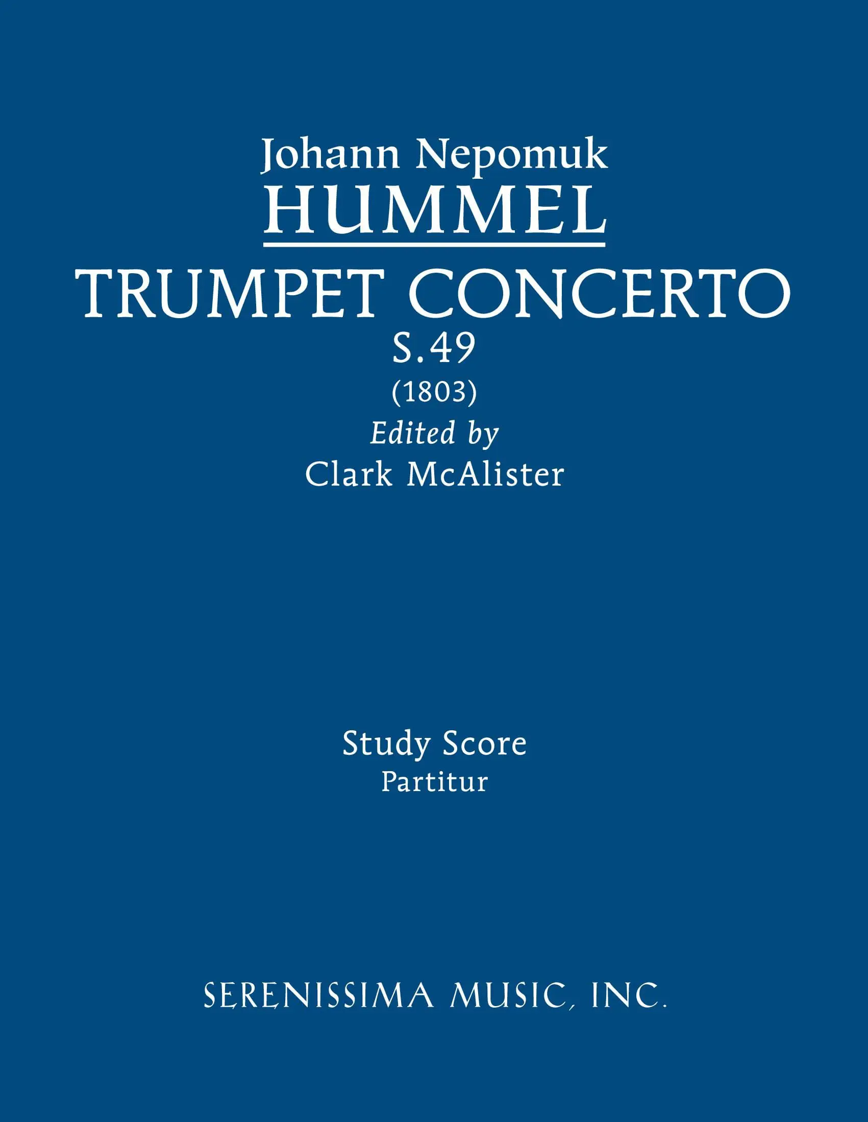 Trumpet Concerto, S.49 (McAlister)