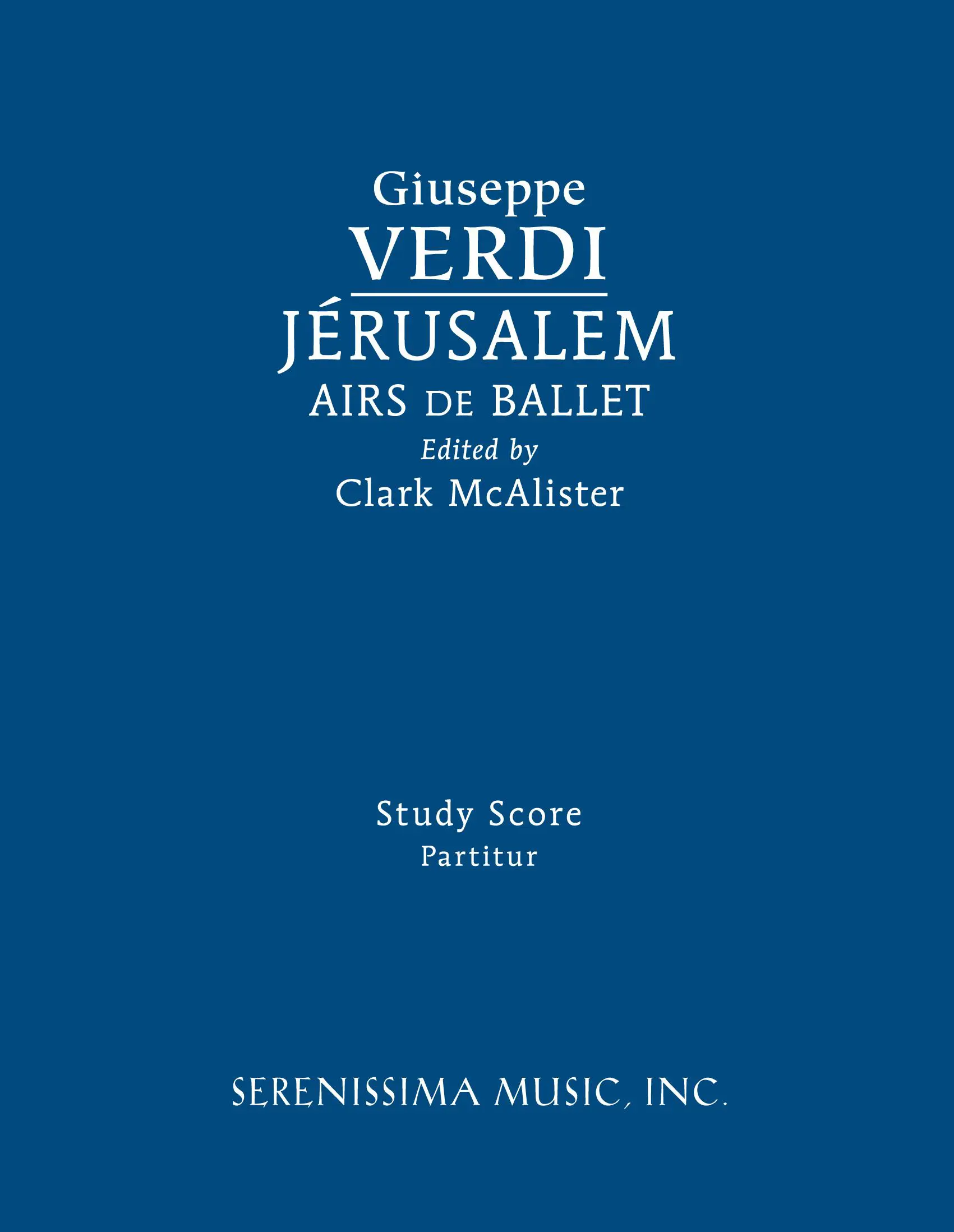 Jerusalem, Airs de Ballet (McAlister)
