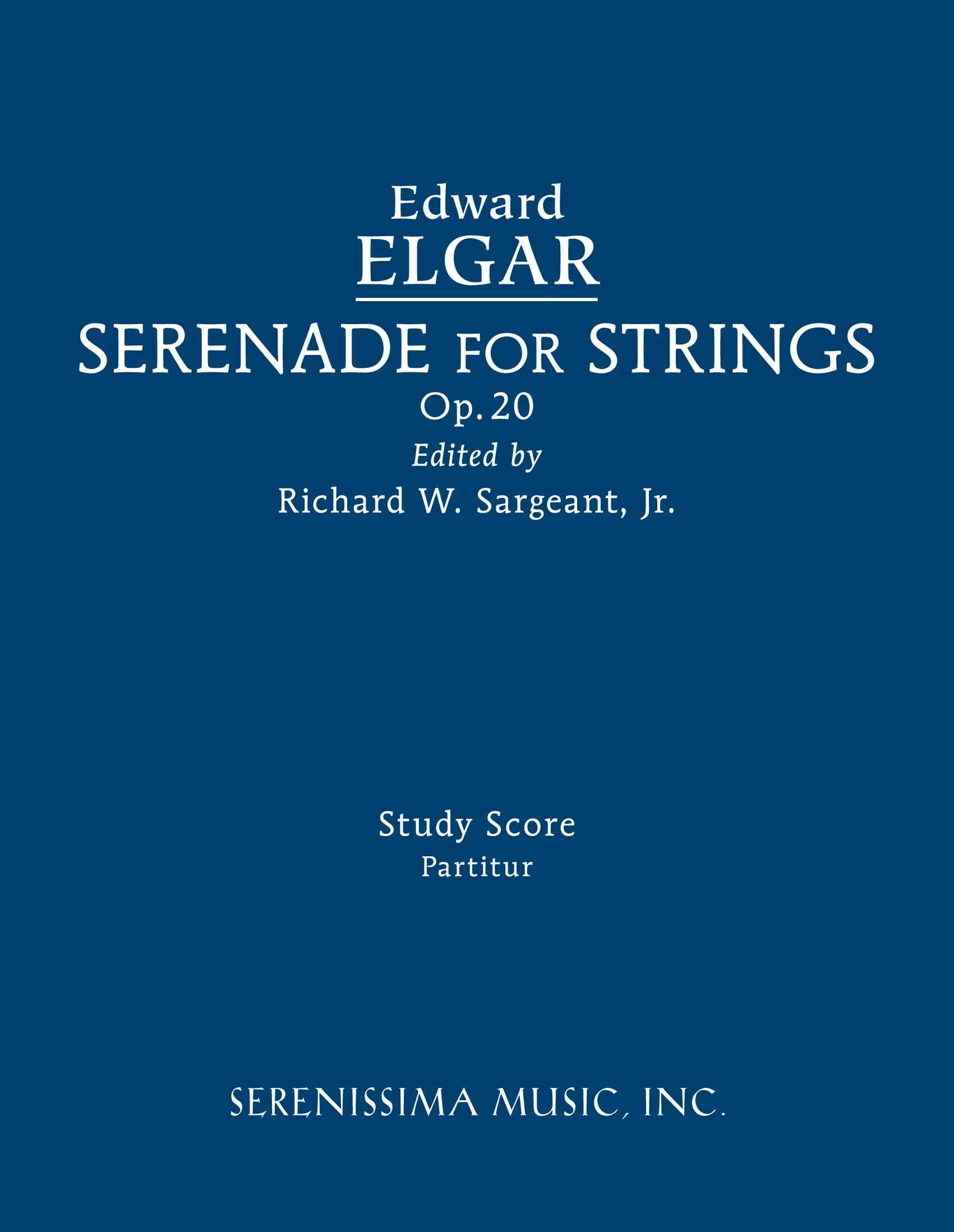 Serenade for Strings, Op.20 (Sargeant)