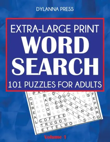 Extra-Large Print Word Search: 101 Puzzles for Adults