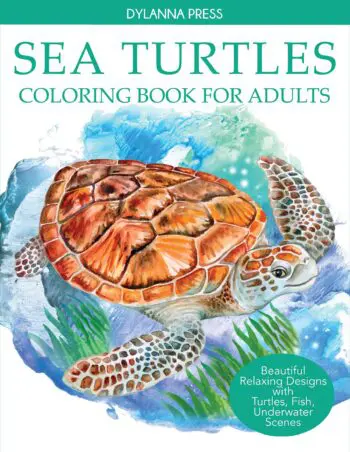 Sea Turtles Coloring Book for Adults