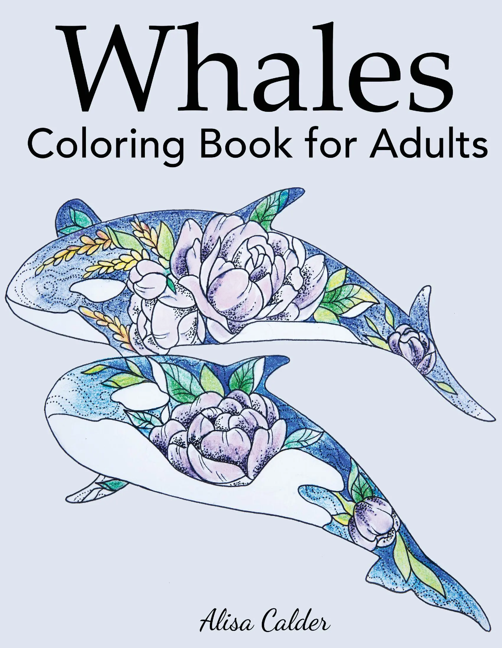 Whale Coloring Book for Adults
