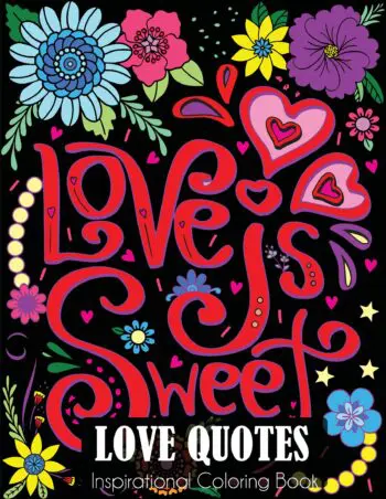 Love Quotes Inspirational Coloring Book