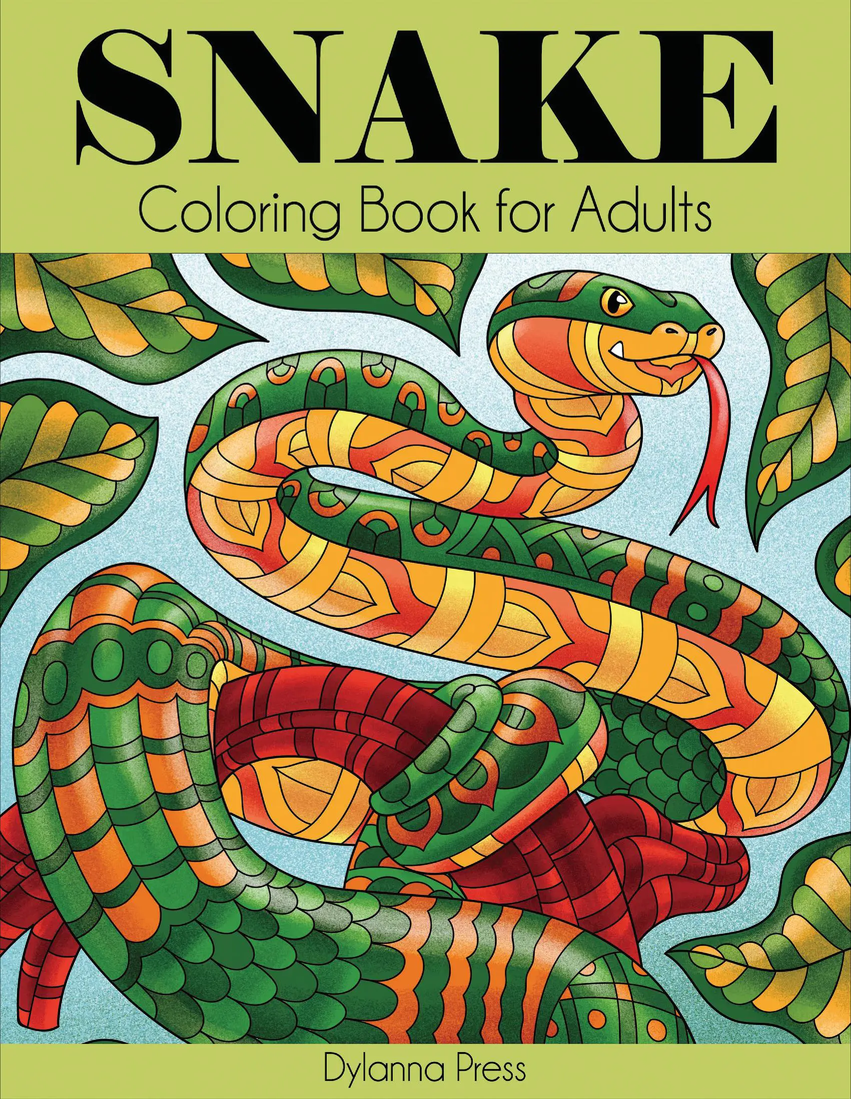 Snake Coloring Book for Adults