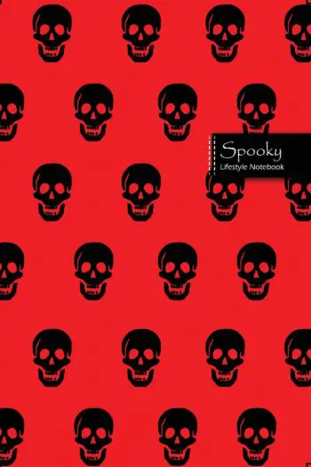 Spooky Lifestyle Notebook, Wide Ruled, 180 Pages (90 Shts), Dotted Lines, Write-in Journal, US Trade (6 x 9 In) (Book 8)