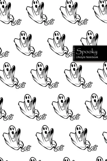 Spooky Lifestyle Notebook, Wide Ruled, 180 Pages (90 Shts), Dotted Lines, Write-in Journal, US Trade (6 x 9 In) (Book 1)