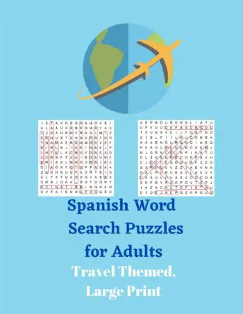 Spanish Word Search Puzzles for Adults