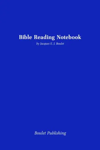 Bible Reading Notebook