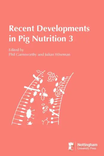 Recent Developments in Pig Nutrition 3