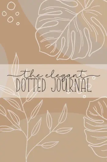 Undated The Elegant Pre-Made Bullet Dotted Journal Spiral Bound