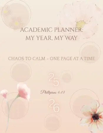 Academic Planner 2025-2026