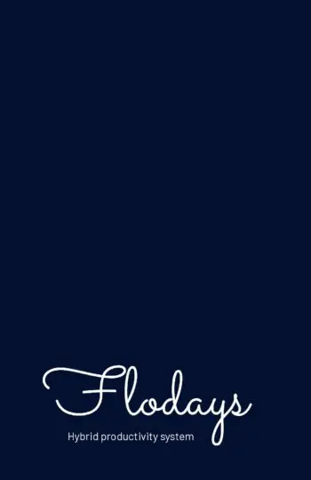 Flodays Planner Ed2 Navy
