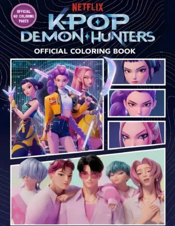 KPop Demon Hunters Coloring Book: Dark Fantasy K-Pop Idols, Demon Slayers, Anime Style Girl Warriors & K-Pop Monster Hunters Coloring Pages for Teens and Adults