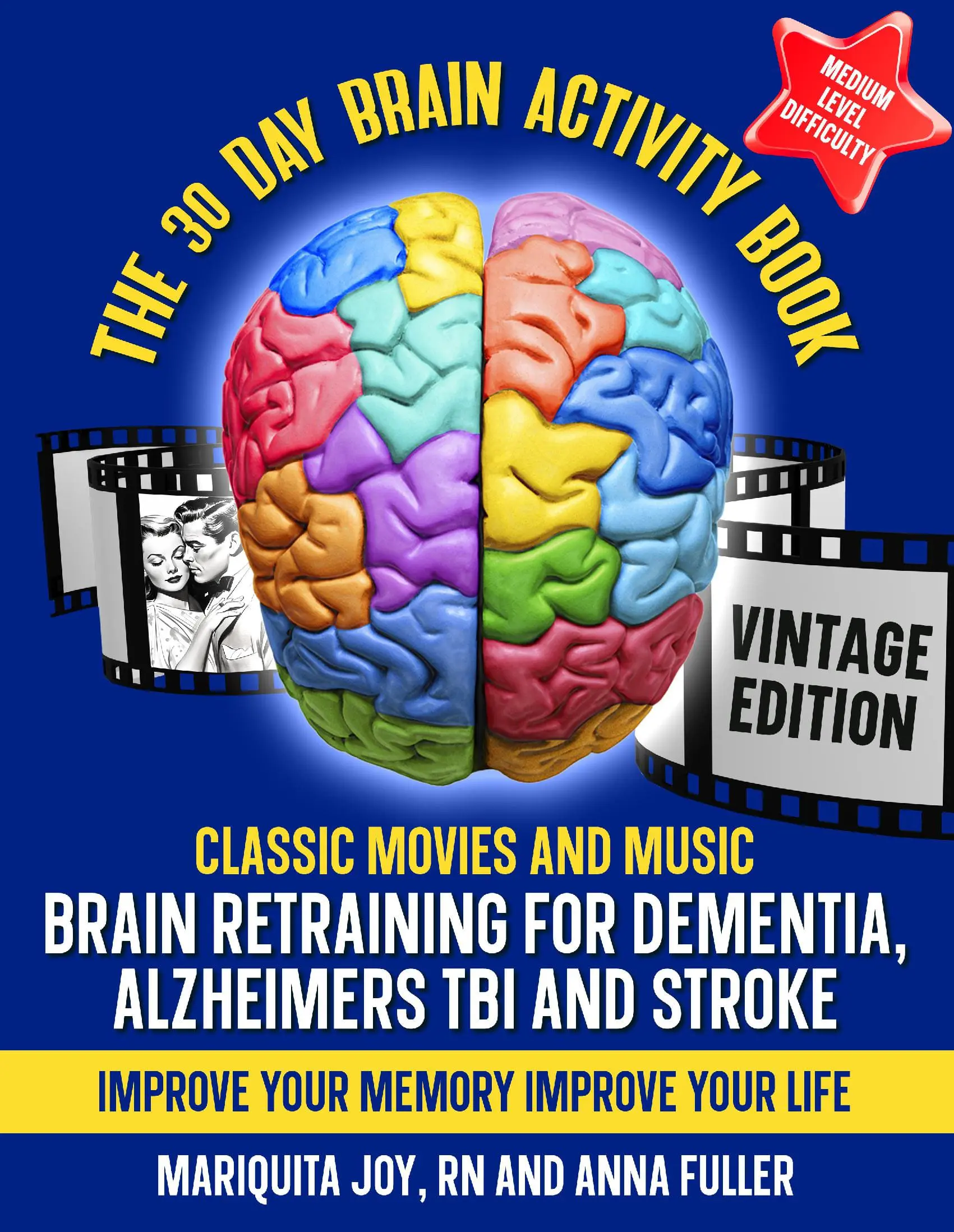 The 30 Day Brain Activity Book- Vintage Edition