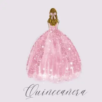Quinceañera guest book, Mis Quince Anos Guest book, birthday party guest book to sign