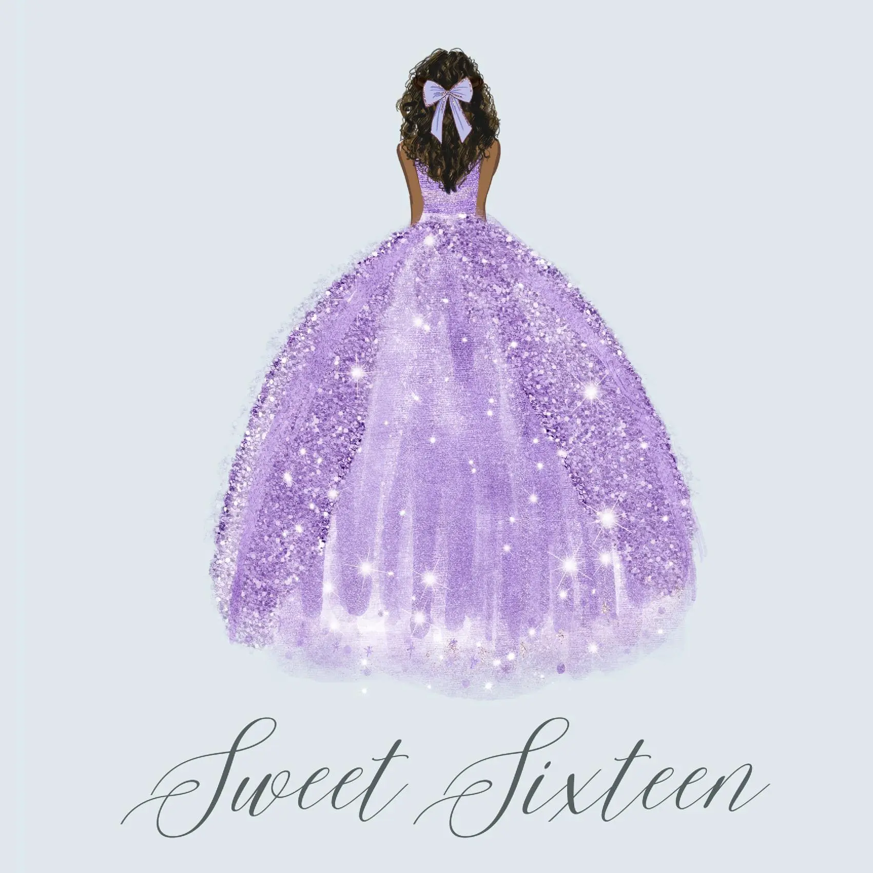 Sweet Sixteen guest book hardback