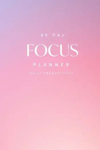Focus Daily Productivity Planner - undated