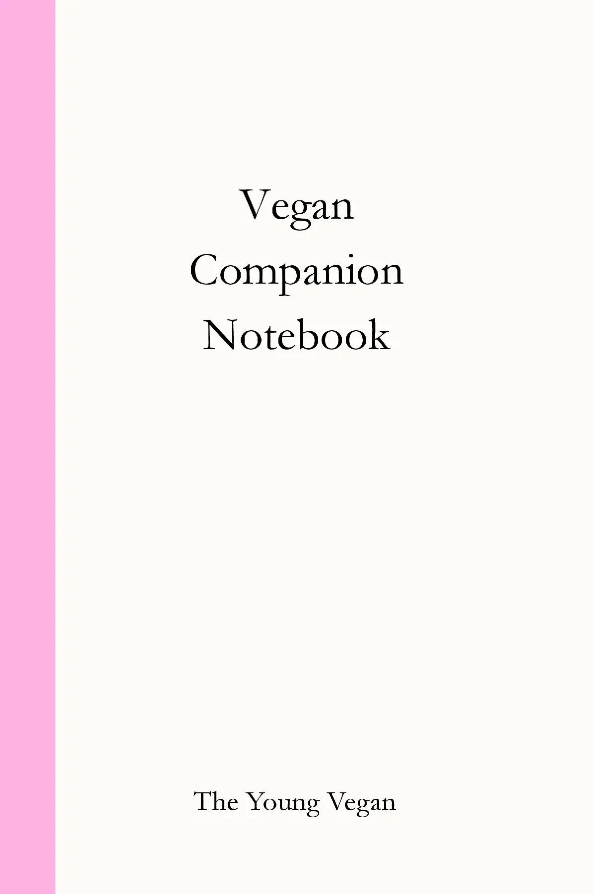 Vegan Companion Notebook