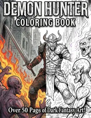 Demon Hunters Coloring Book