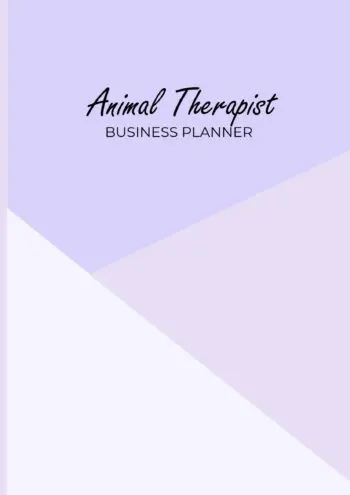 Animal Therapist Business Planner (A4 Purple)
