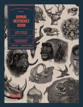 Animal Reference Book for Tattoo Artists, Illustrators and Designers
