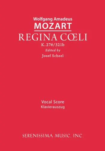 Regina coeli in C major, K.276/321b (Scheel)