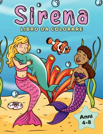 Sirena Libro da Colorare