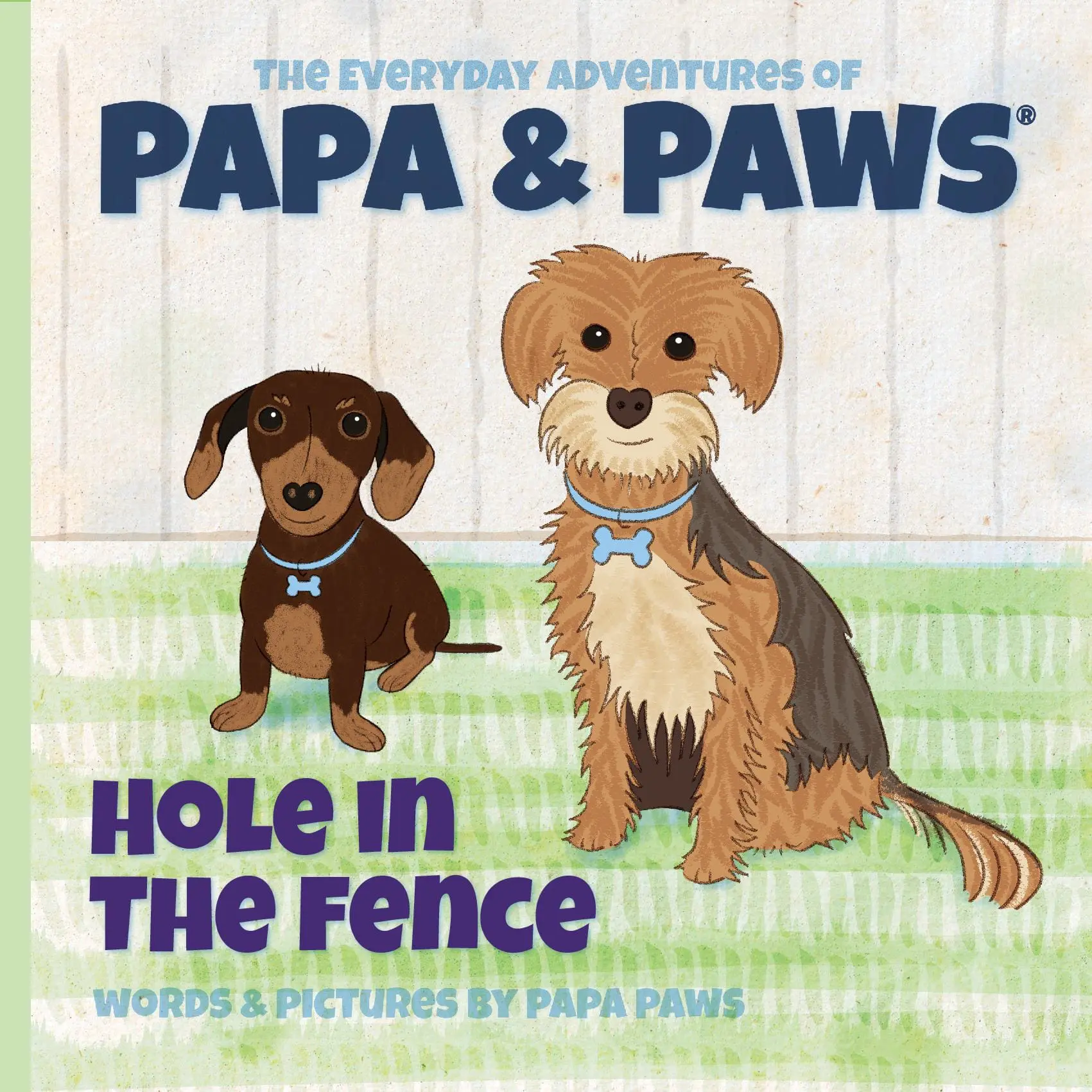 The Everyday Adventures of Papa & Paws® Hole in the Fence