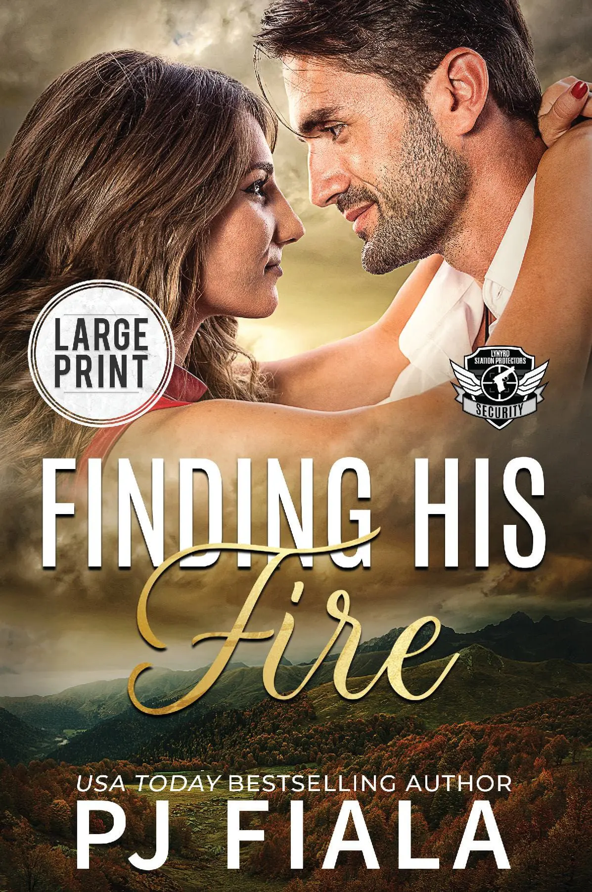 Finding His Fire - Large Print