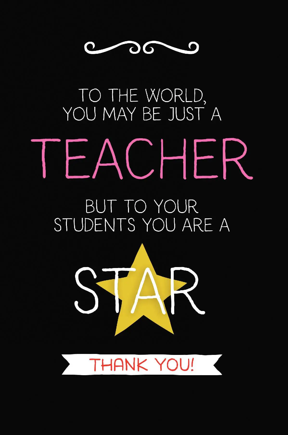 To The World: Teacher Notebook Journal, Great for Year End Gift/Teacher Appreciation/Thank You/Retirement