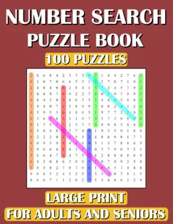 Number Search Puzzle Book
