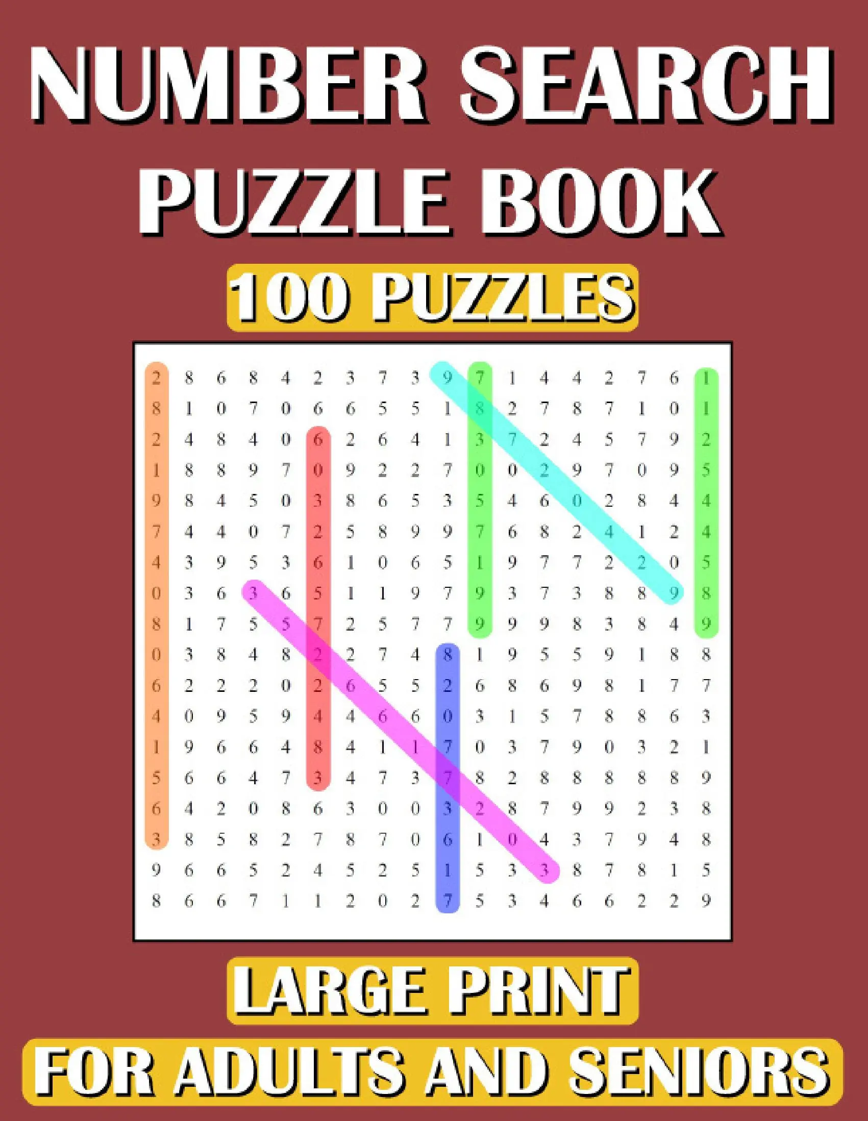 Number Search Puzzle Book