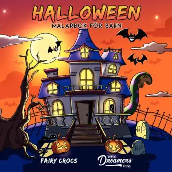 Halloween Målarbok för barn