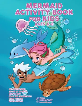 Mermaid Activity Book for Kids Ages 6-8