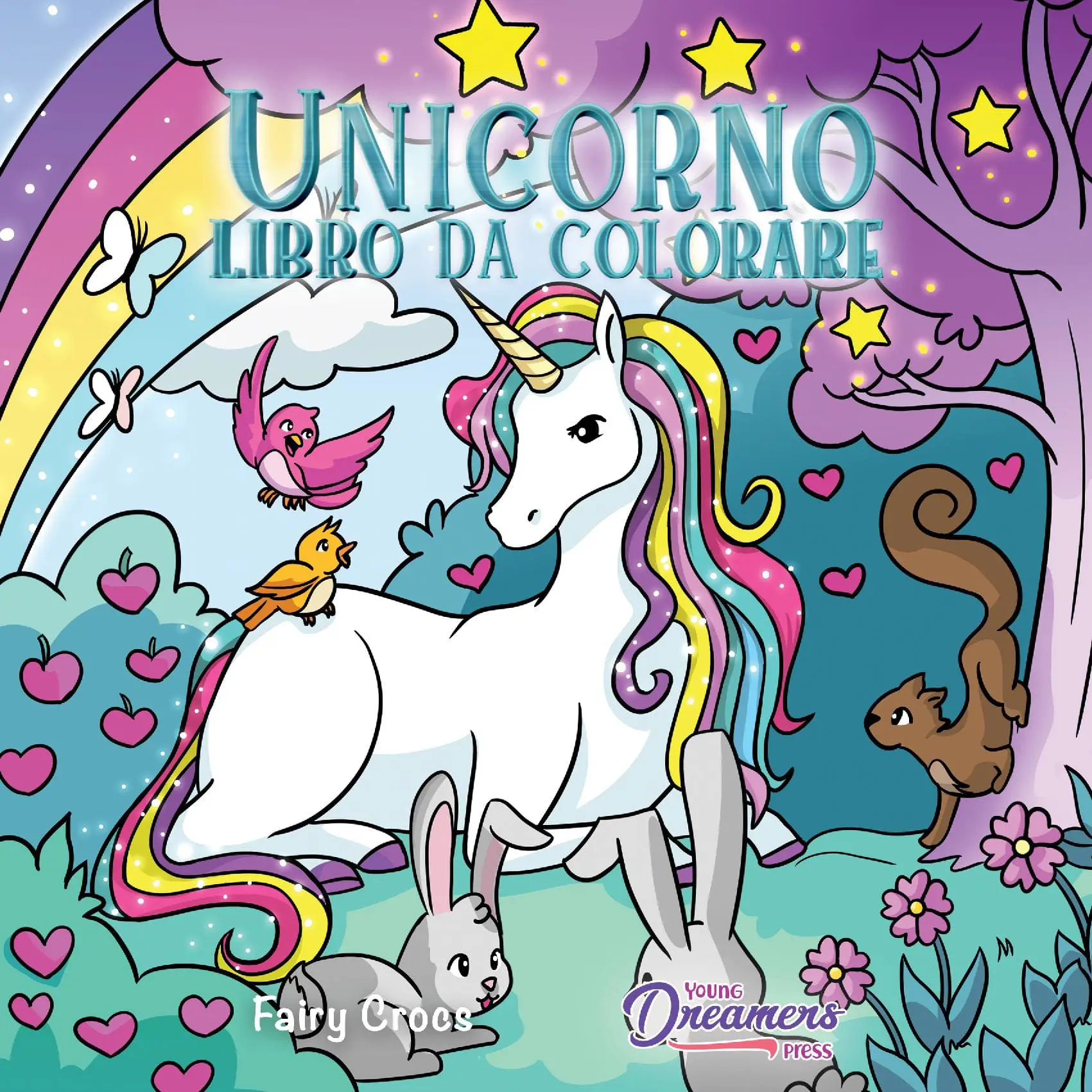 Unicorno libro da colorare