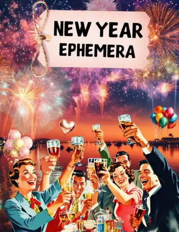 New Year Ephemera Book