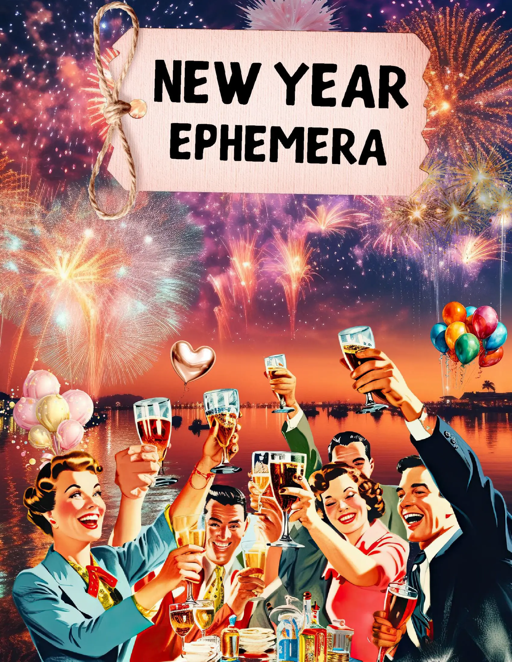 New Year Ephemera Book