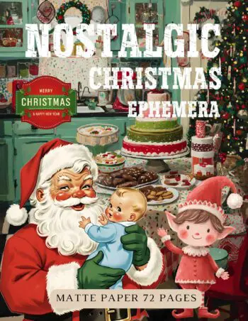 Nostalgic Christmas Ephemera Book