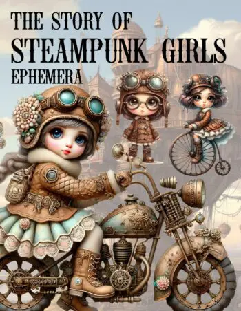 The Story of Steampunk Girls Ephemera Book