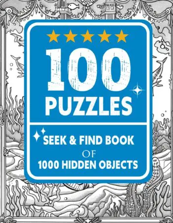 100 Puzzles Seek and Find Book