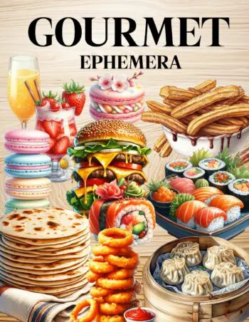 Gourmet Ephemera Book
