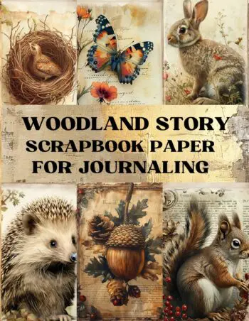 Woodland Story Scrapbook Paper